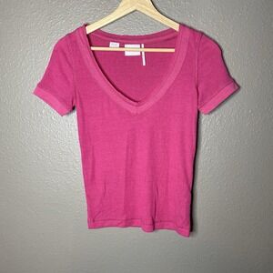 Out From Under T-Shirt Urban Outfitters V-neck Women's Sz Medium